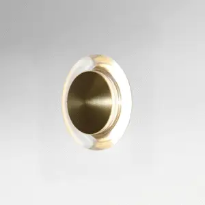 צמוד קיר עגול פליז